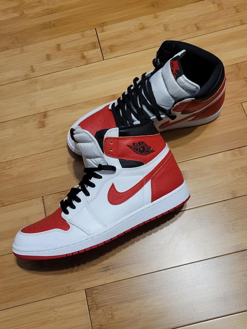 Air Jordan 1 Retro High OG Heritage White Red Men’s Size 14